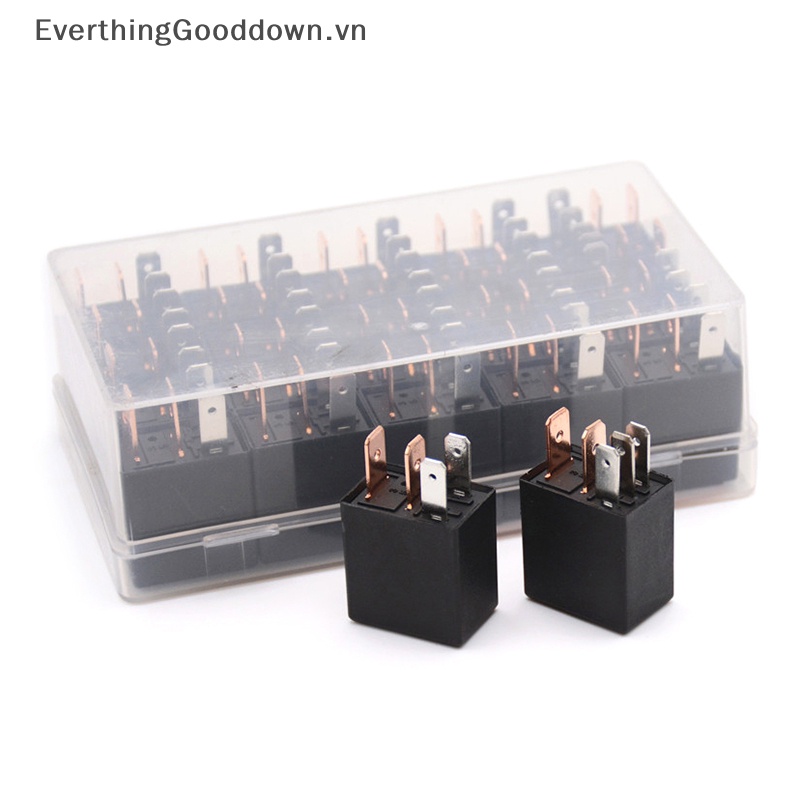 Rơ Le Báo Động Ô Tô DC 12V 40A 1NO 1NC SPDT 4 / 5 Pins 40 Amp vn