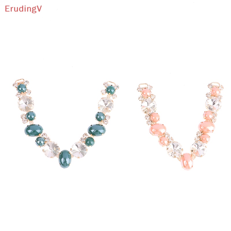 1 Cặp Khóa Nối Bikini Dạng Chuỗi Đính Đá Kim Loại DIY