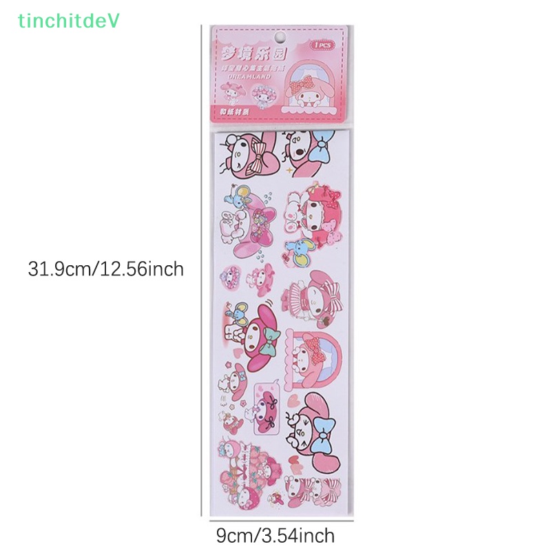 [TinchitdeV] Hình Dán Sanrio Kuromi Cinnamoroll Anime Dễ Thương Trang Trí Điện Thoại Di Động Cho Bé Gái [Mới]