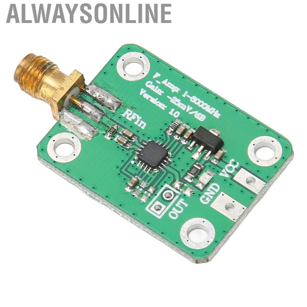 Alwaysonline Frequency Power Meter 1M To 8000MHz Plug and Play High Accuracy Logarithmic Detector AD8317  for RF Signal Detection