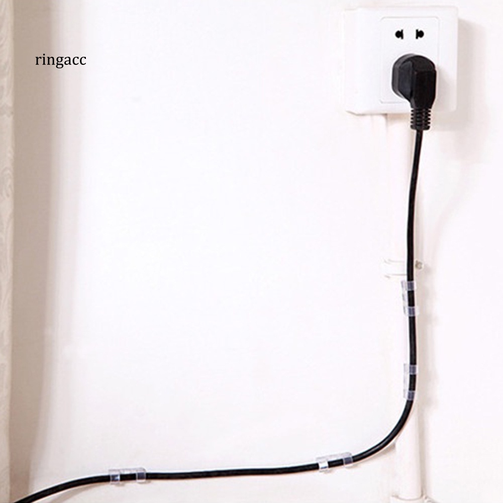 Set 20 Kẹp Cố Định Dây Cáp Tự Dính Tiện Lợi Giá Đỡ