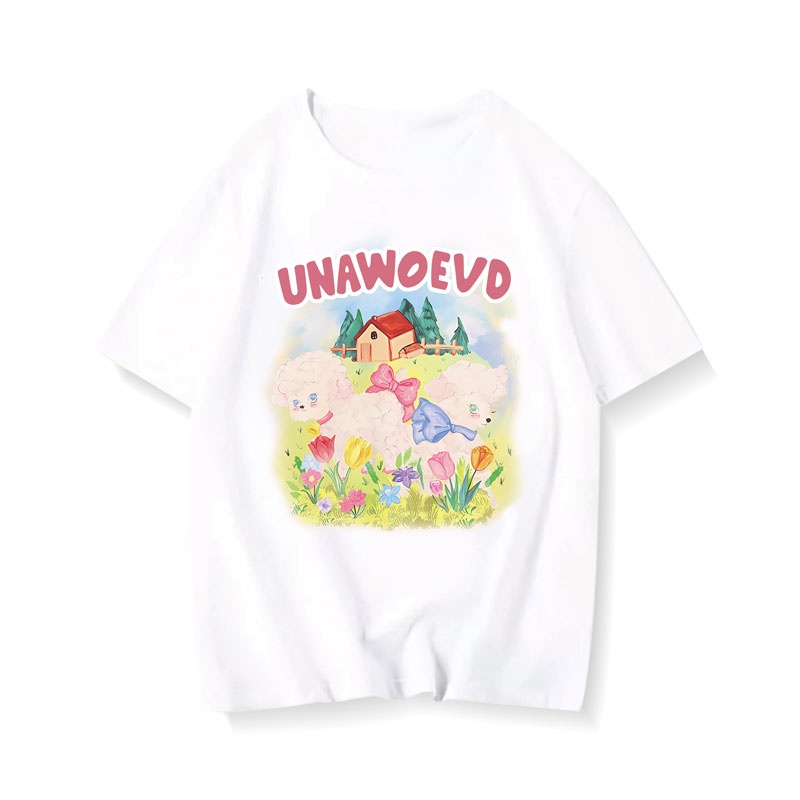 NRVP Áo Thun 100% Cotton Tay Ngắn Phong Cách Hàn Quốc Mới