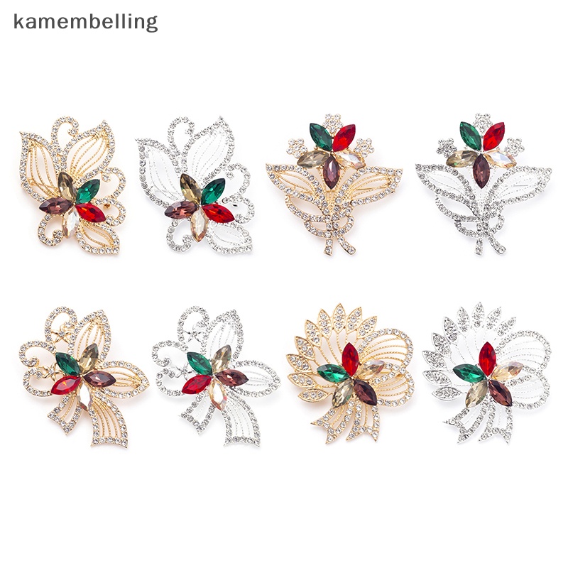 Trâm Cài Áo Hình Bông Hoa Đính Đá Nhiều Màu Sắc Phong Cách Vintage Thời Trang Cho Nữ