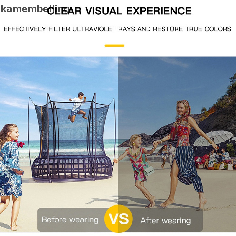 Kamembelling Kính Mát Gọng Tròn Thời Trang Dành Cho Cả Nam Và Nữ