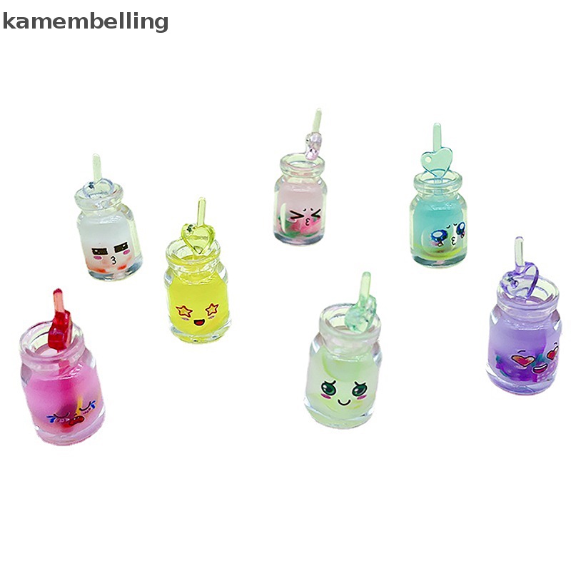 Set 2 Ly Nước Ép Trái Cây Bằng Nhựa Phát Quang Dễ Thương Trang Trí Sân Vườn