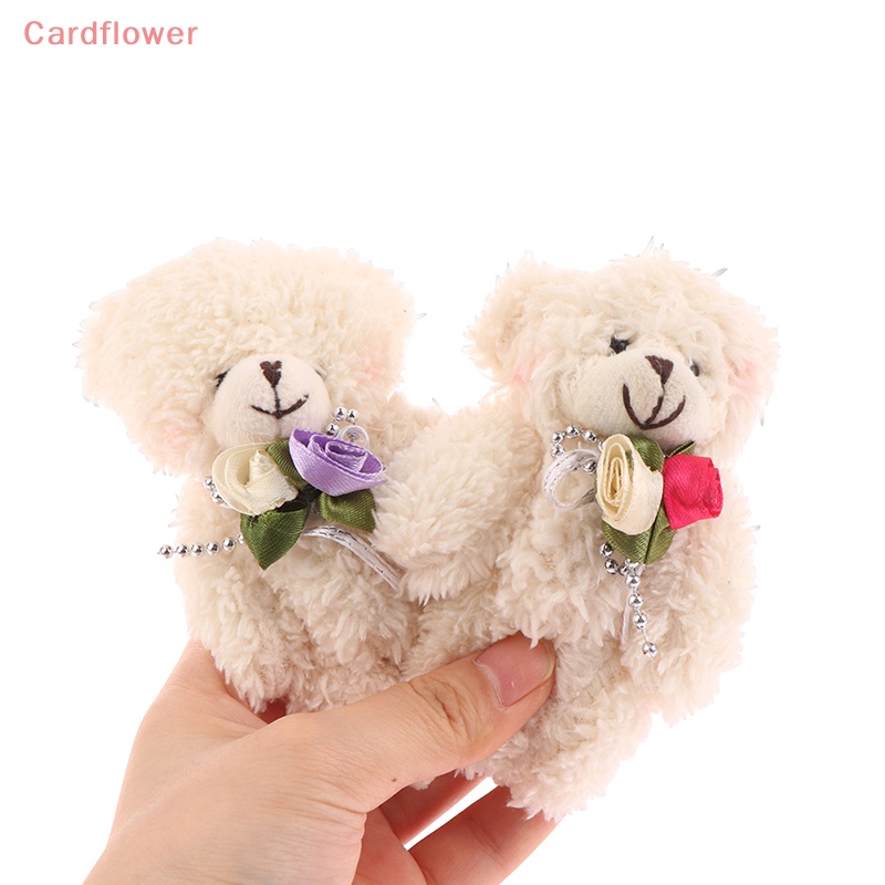 < Cardflower > Móc Khóa Gấu Bông Đáng Yêu Mềm Mại Thay Thế Được Sáng Tạo Và Dễ Thương Cho Bé Gái Và Trẻ Em Mới