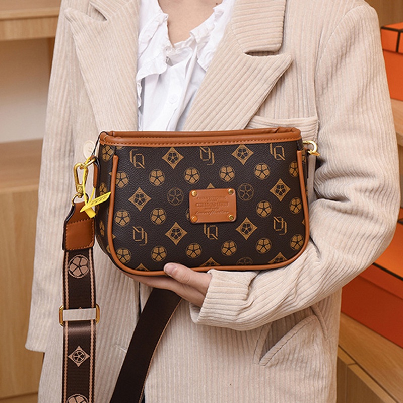 Túi đeo dưới cánh tay Hình Vuông Cỡ Nhỏ Phong Cách retro Thời Trang Cho Nữ