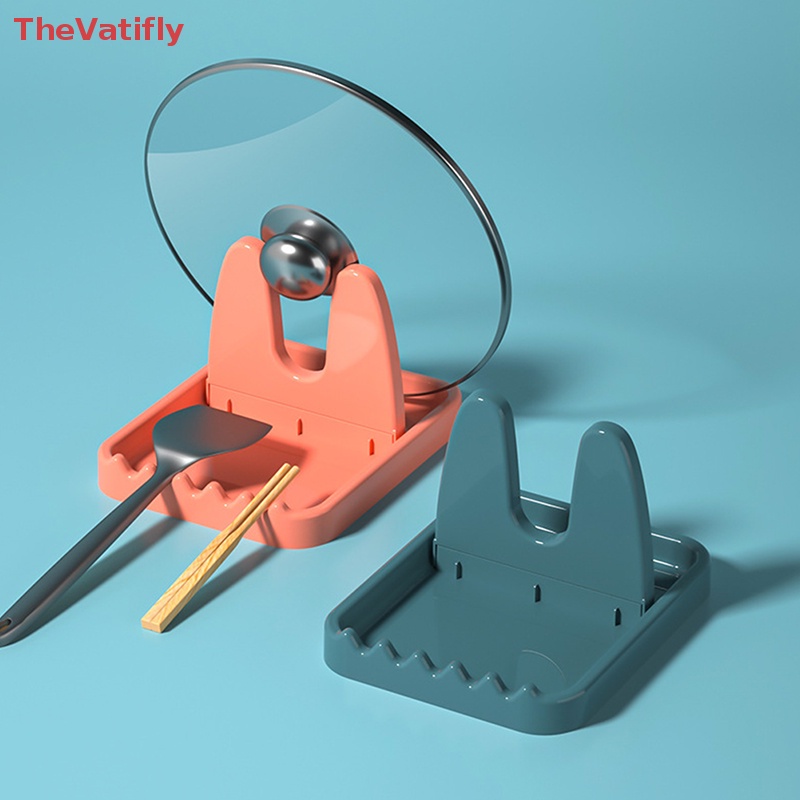 1 Giá Đỡ Muỗng / Nắp Nồi Gấp Gọn Tiện Lợi