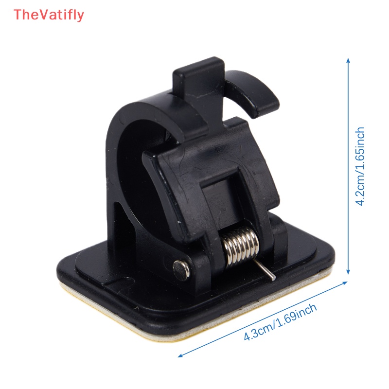 Bộ 2 Giá Đỡ Kẹp Rèm Cửa Tự Dính Có Thể Điều Chỉnh Không Cần Đóng Đinh Gắn Tường