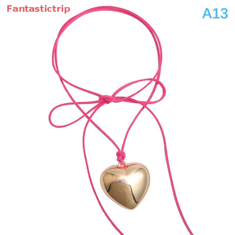 [Fantastictrip] Vòng cổ Xương Quai Xanh Mặt Hình Trái Tim Lớn Đơn Giản Quà Tặng Tiệc Tùng Cho Nữ
