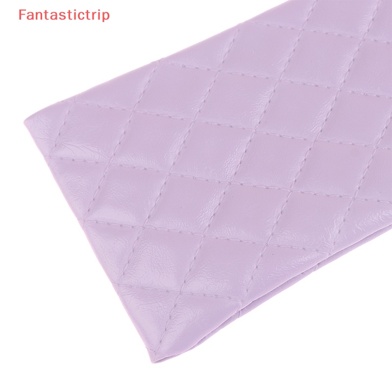 [Fantastictrip] Túi Đựng Mắt Kính Bằng Da PVC Mềm Chống Thấm Nước Có Kẹp Lò Xo Đựng Tiền Xu al Mới