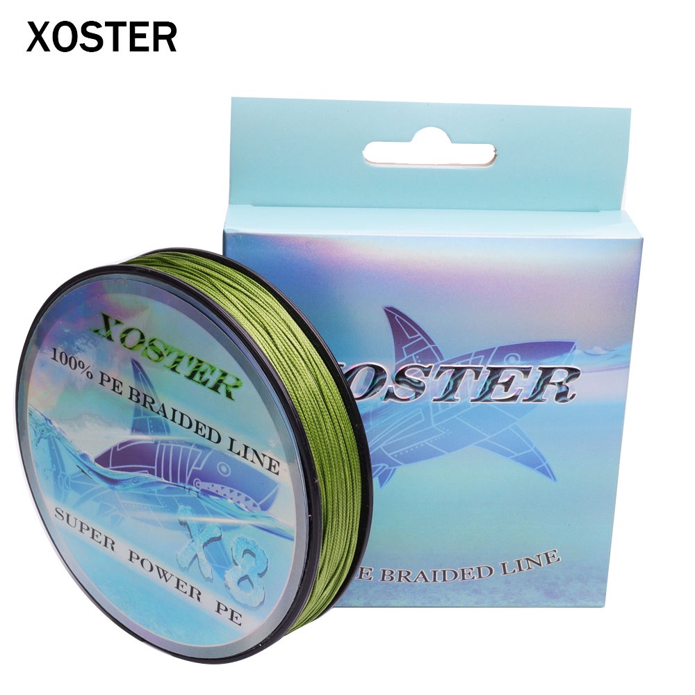 Cuộn Dây Câu Cá Bện 8 Sợi PE 300M 500M 15 20 30 40 60 80 100LB