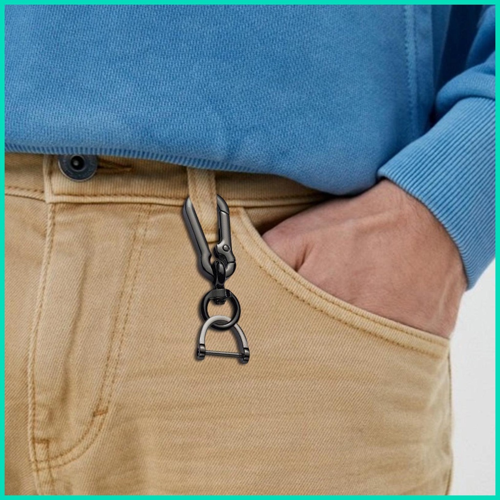 Móc Khóa Hình Móng Ngựa Bằng Thép Không Gỉ Tháo Gỡ Nhanh Chống Thất Lạc