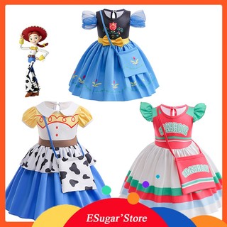 Đầm tutu công chúa elsa anna disney cho bé gái