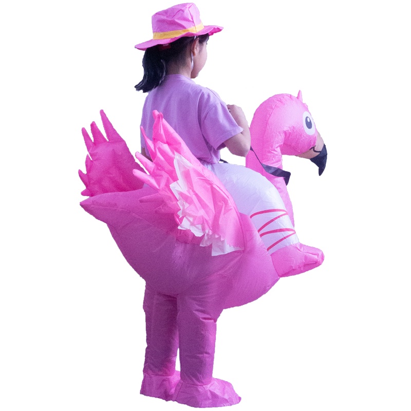 Bộ Đồ Bơm Hơi Hóa Trang Chim Hồng Hạc Hoạt Hình Vui Nhộn Dành Cho Người Lớn