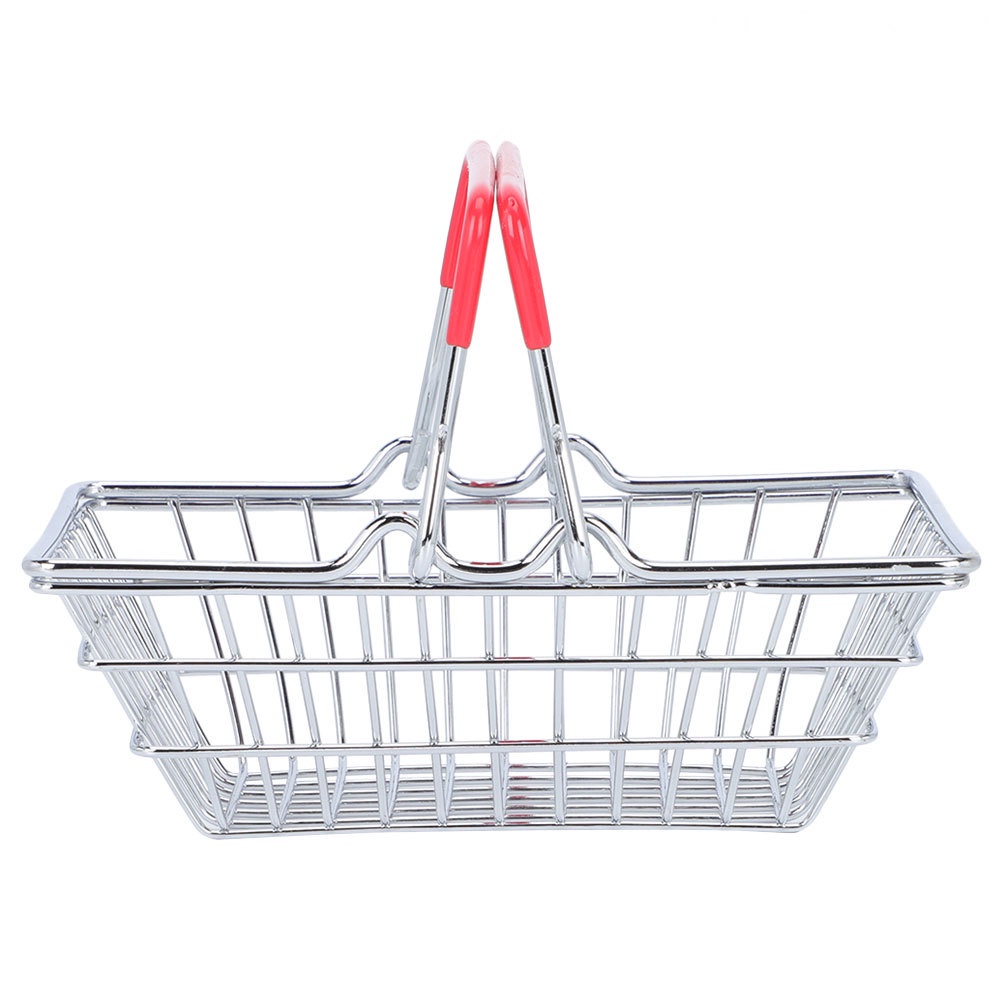 Đồ Chơi Giỏ Mua Sắm Mini Bằng Kim Loại Cho Bé