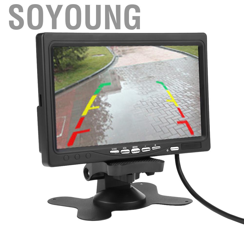 Soyoung HD 7" Inch Car Rear View Reversing Backup  Color LCD TFT Screen