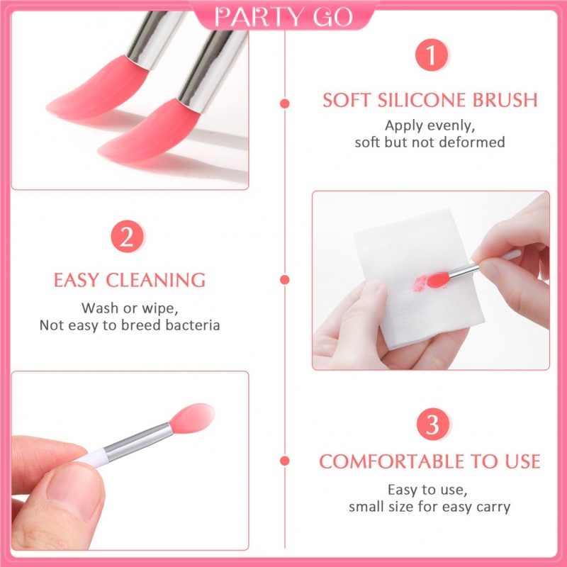 Cọ Trang Điểm Môi Bằng Silicone Tiện Dụng