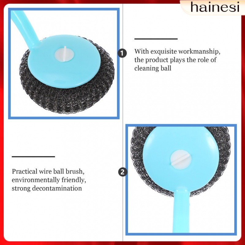 Miếng Bọt Biển Rửa Chén Bằng Thép Không Gỉ Tiện Dụng Cho Nhà Bếp