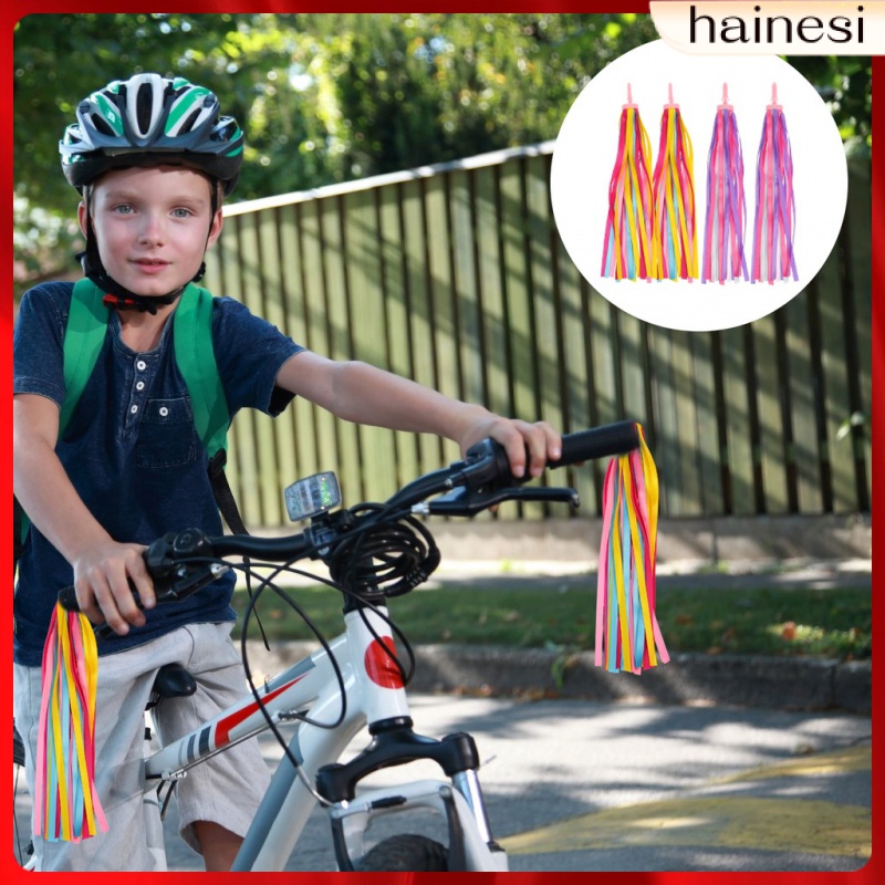 2 Cặp Tay Nắm Xe Đạp Tua Rua Cho Bé