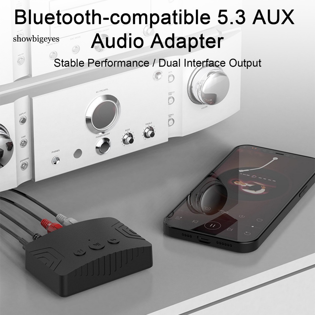 Bộ Chuyển Đổi Âm Thanh Bluetooth 5.3 AUX 10M Giao Diện Kép