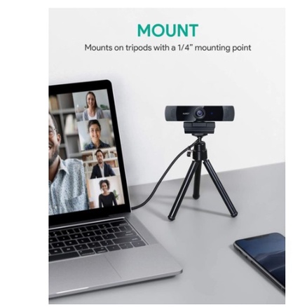 Webcam AUKEY PC-LM1E 1080p Kèm Mic Thu Âm / Máy Tính Để Bàn / laptop
