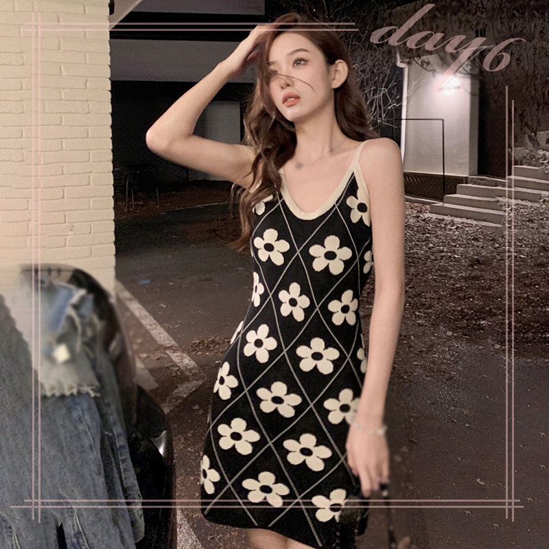 Đầm Dệt Kim Không Tay In Hoa Thời Trang Mùa Hè Dành Cho Nữ