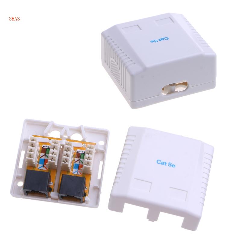Ổ Cắm Mô Đun CAT6 RJ45 8P8C Hai Cổng UTP CAT6 Chuyên Dụng