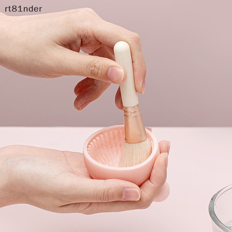 Rt Miếng Silicone Vệ Sinh Cọ Trang Điểm Chuyên Dụng