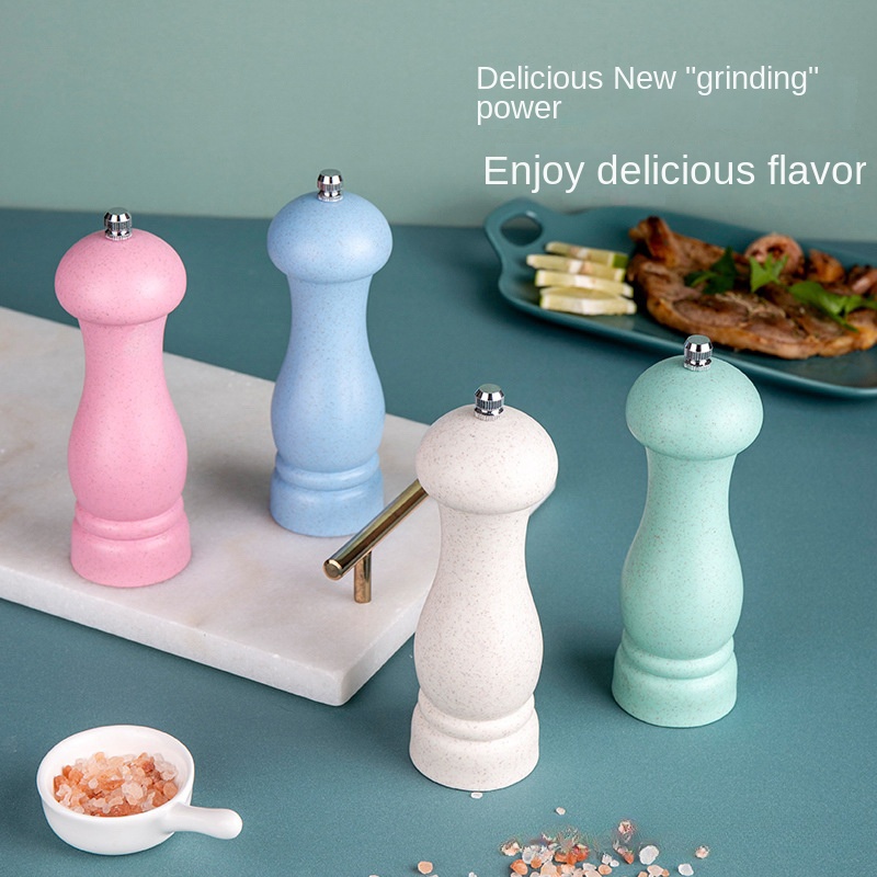 A - LIFE Dụng Cụ Xay Tiêu 6 inch Bằng Tay Màu Trắng