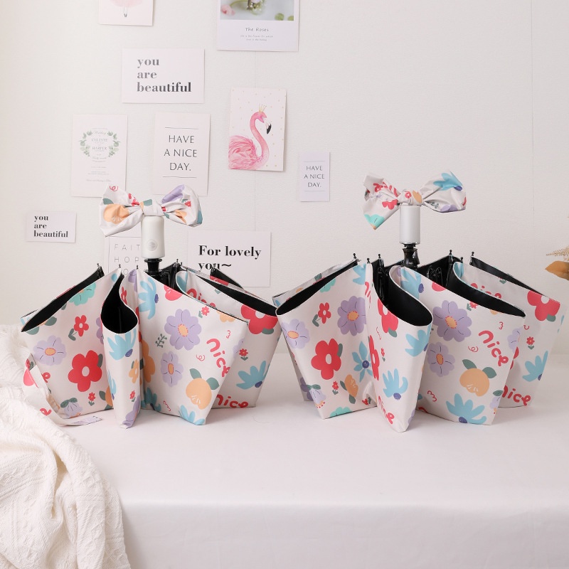 Dù Gấp Tự Động Che Nắng Chống Tia UV Sơn Dầu Chất Lượng Cao