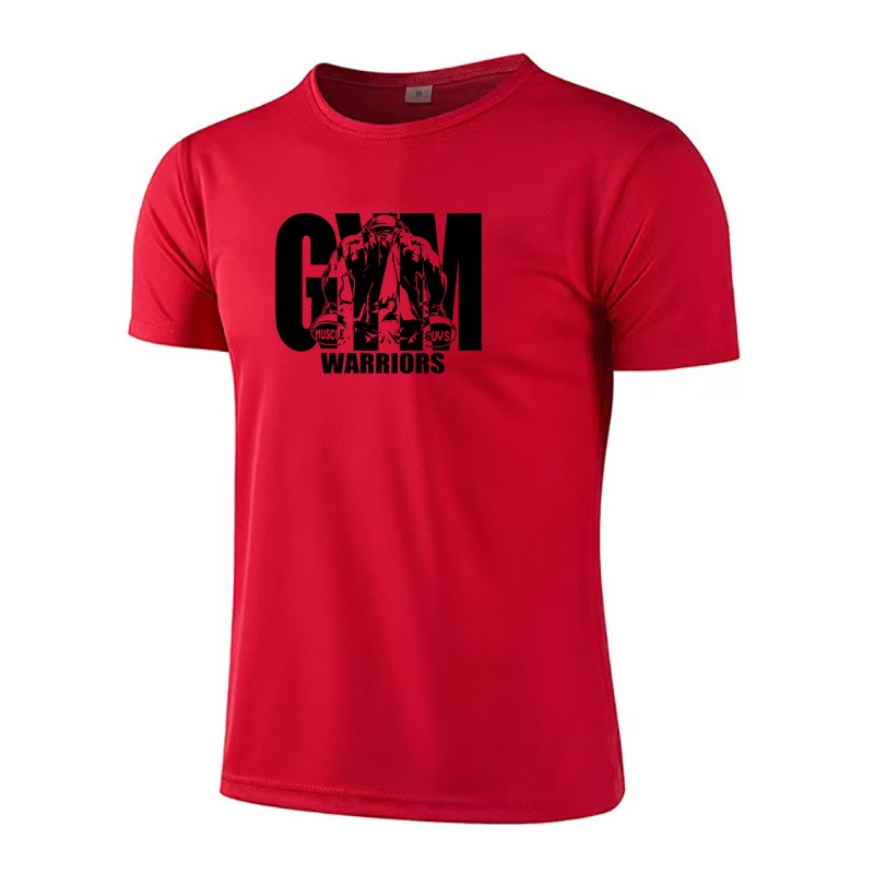 Áo Thun Thể Thao Tay Ngắn Dáng Rộng Chất Liệu Polyester Nhanh Khô Thời Trang Mùa Hè Cho Nam