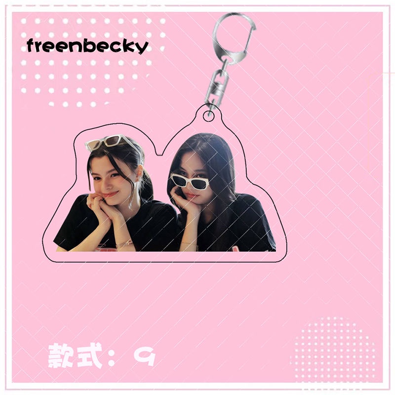 Freenbecky Móc Khóa Acrylic Hai Mặt Trong Suốt Dùng Làm Quà Tặng Cho Bạn Gái