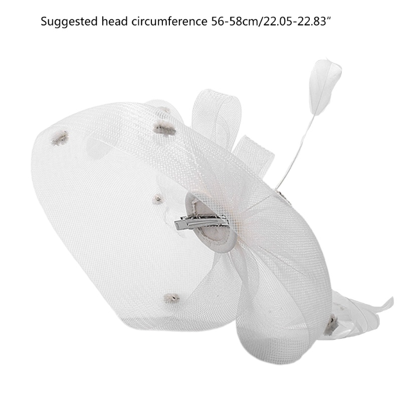 Flgo Mũ Đội Đầu Đính Hoa Hồng Tinh Tế Cổ Điển Cho Tiệc Cưới / Trang Phục Quỹ