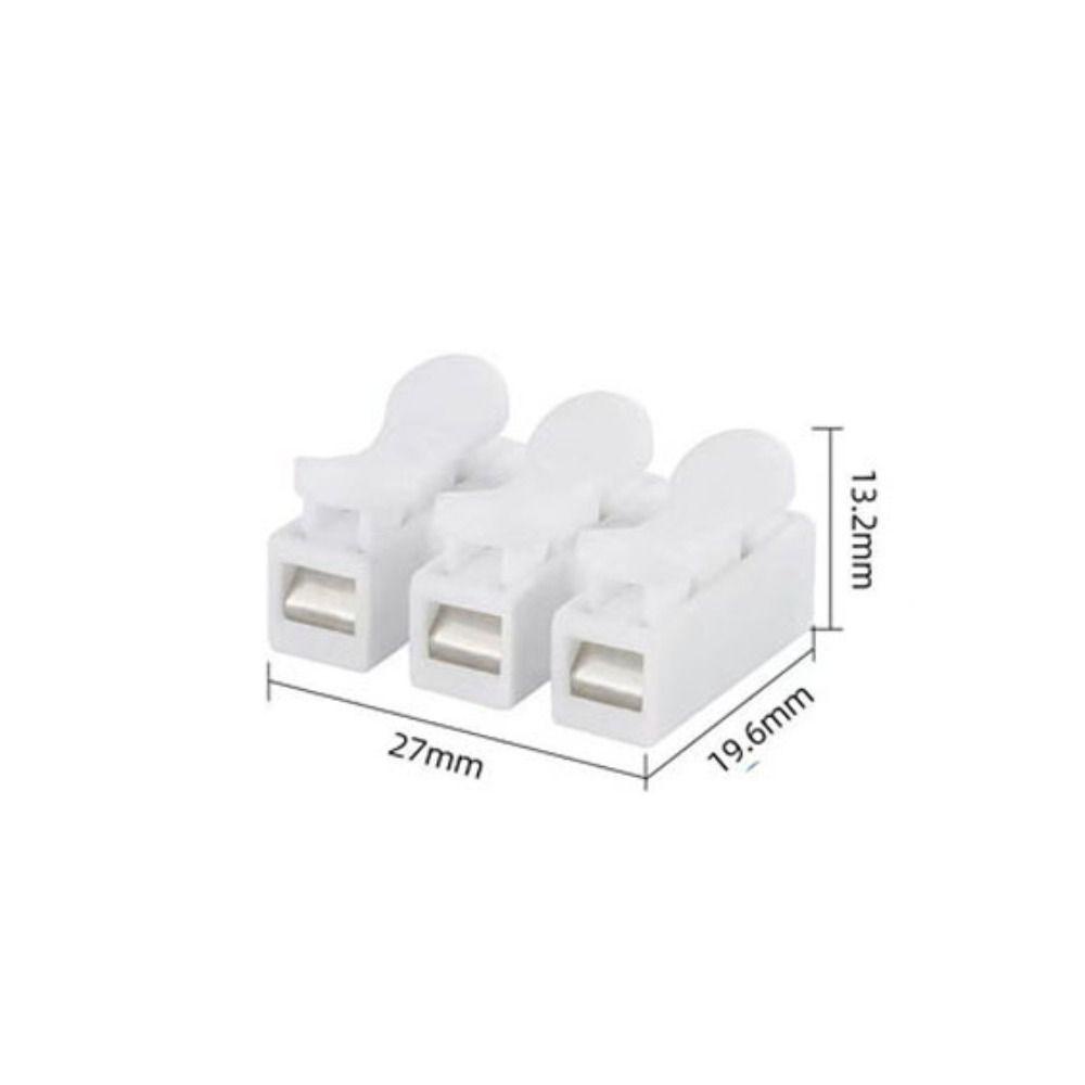 Khóa Nối Dây Đèn Led 1 / 2 / 3Pins Bằng Đồng Cách Điện Tiện Dụng