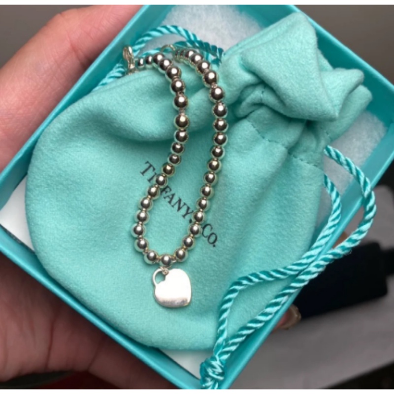 Hạt Tròn 4mm In Hình Trái Tim Phong Cách Hip Hop Dùng Làm Quà Tặng Sinh Nhật