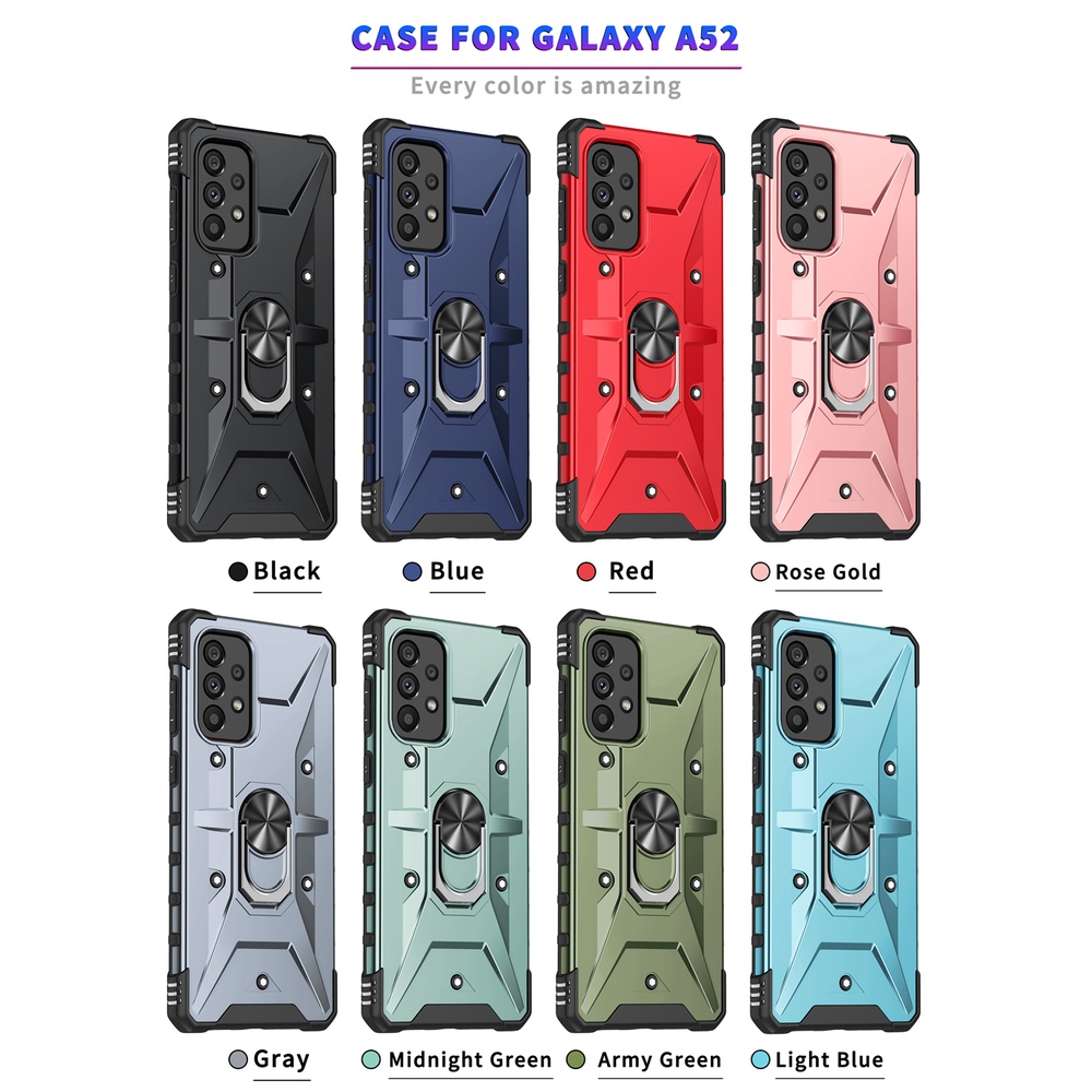 Ốp Điện Thoại TPU + PC Chống Sốc Có Giá Đỡ Cho Samsung Galaxy A73 A53 A33 A13 A52 A52S 5G 4G