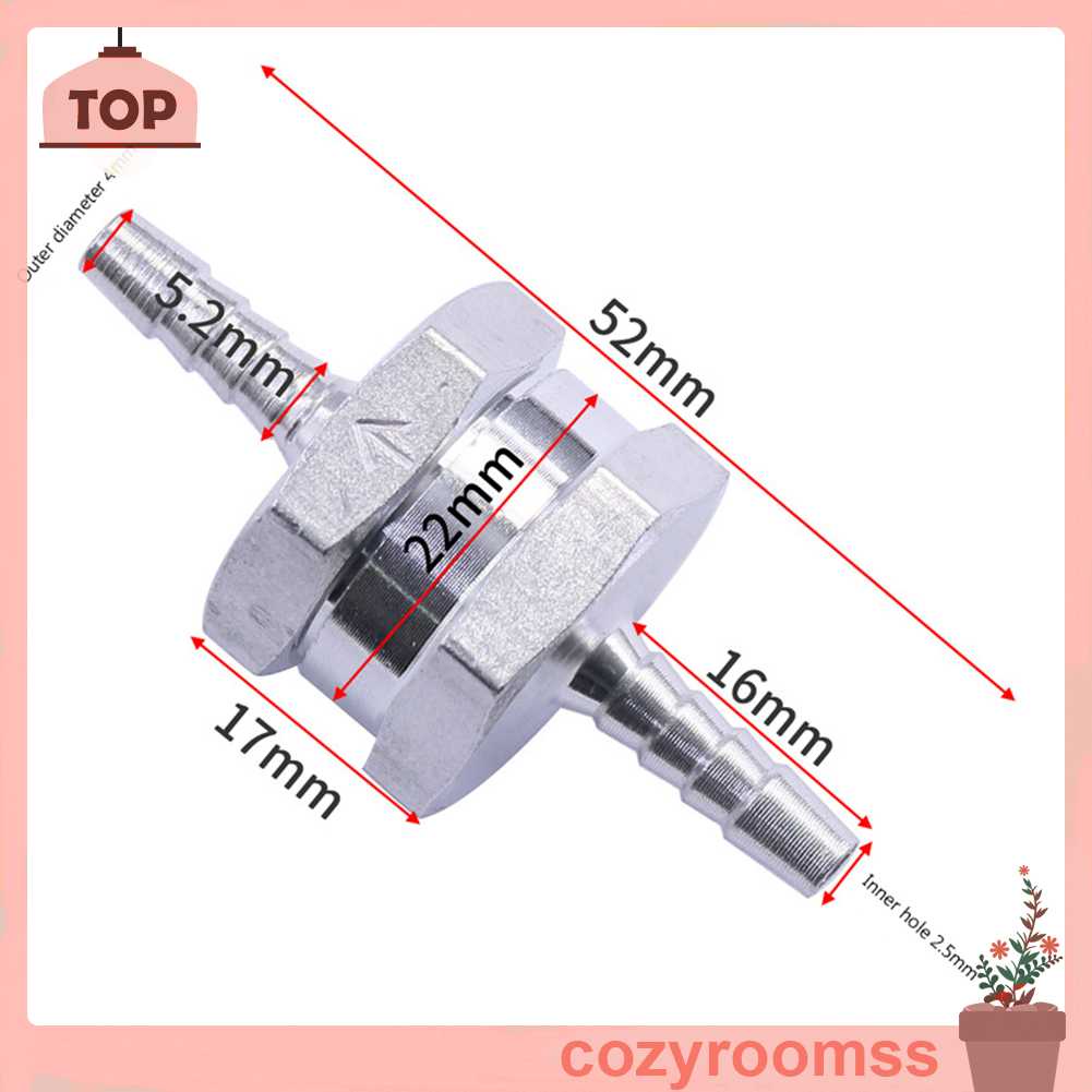 Van Kiểm Tra Nhiên Liệu Một Chiều Bằng Hợp Kim Nhôm