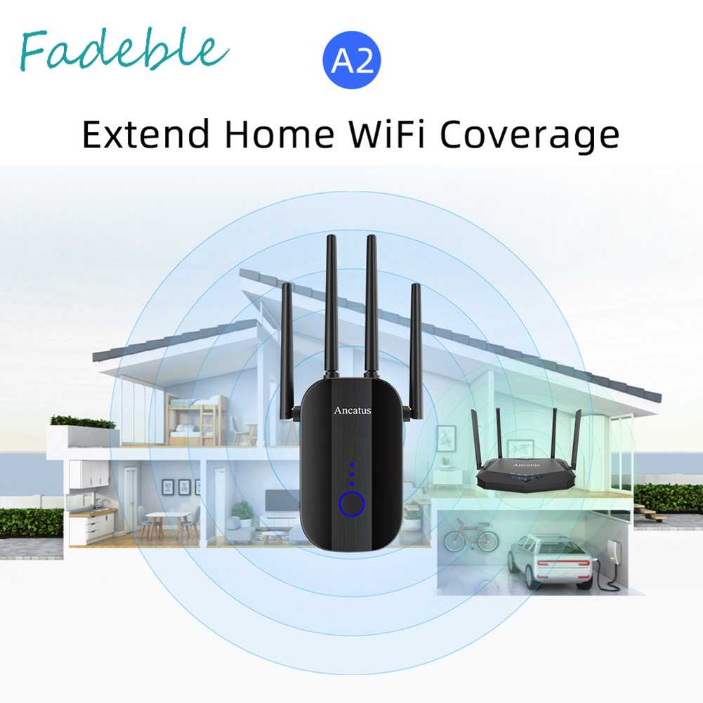 Thiết Bị Mở Rộng WiFi Với 4 Ăng Ten Cho Gia Đình