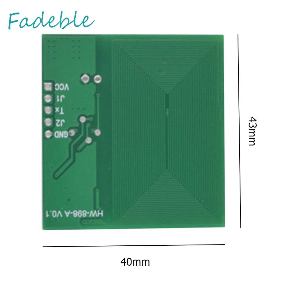 Mô Đun Giải Mã RDM6300 RFID UART Kèm Ăng Ten RF
