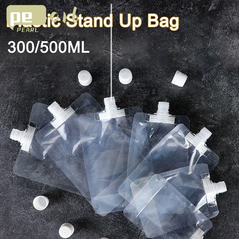 .20 Túi Nhựa Đứng Đựng Nước Uống Có Thể Tái Sử Dụng