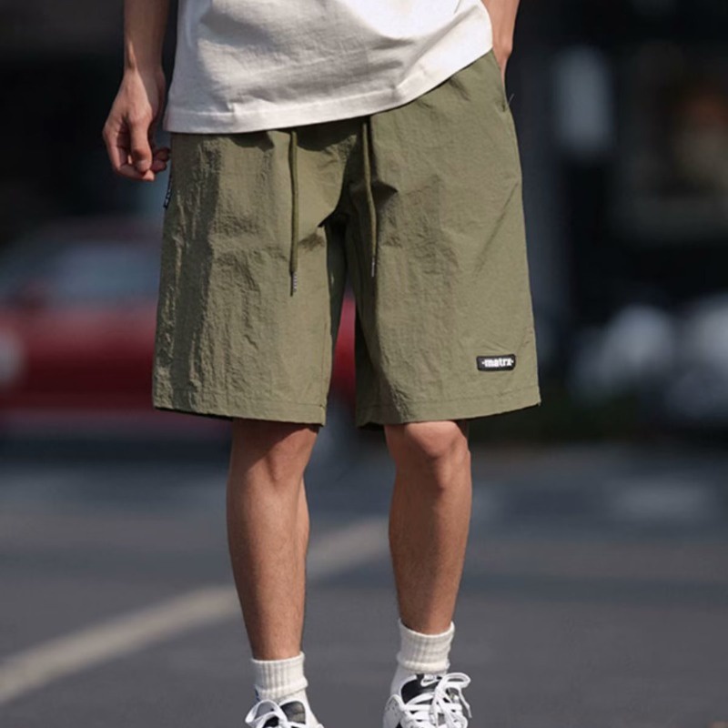 Quần Short Thể Thao Nam Thoáng Khí Mau Khô Phong Cách Mới