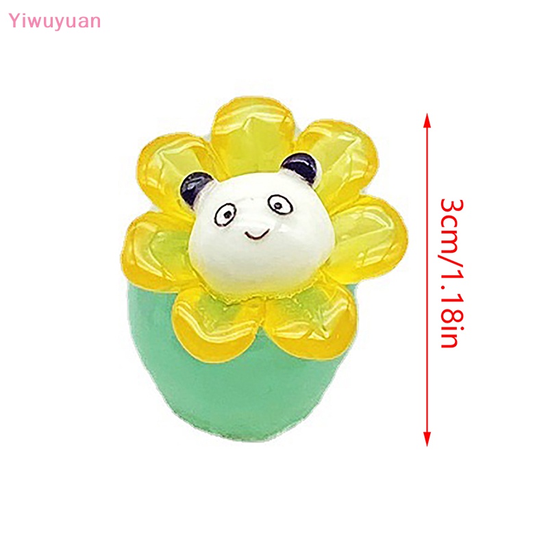 1 Tượng Gấu Trúc / Ong Mini Phát Sáng Trang Trí Tiểu Cảnh Mới