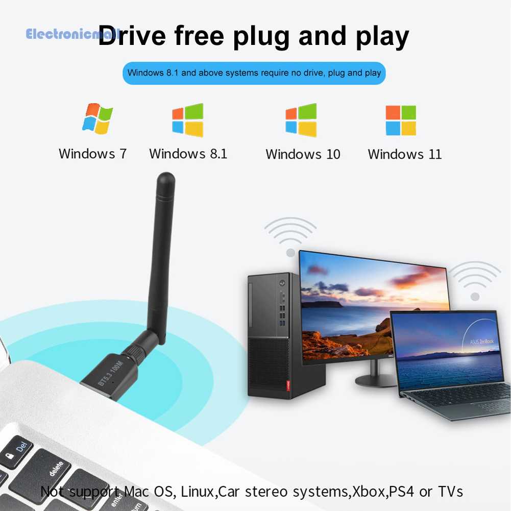 Usb Truyền Tín Hiệu Âm Thanh Dài 100M Hỗ Trợ Windows 7 / win8.1 / win10 / 11