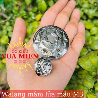 Ốc Walang mâm lửa inox 304 mẫu M3 cho các dòng xe