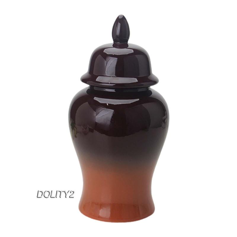 Bộ 2 Lọ Gốm Đựng Trà Có Nắp Đậy 7x14inch