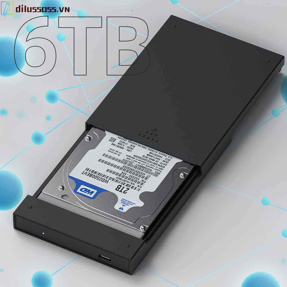 Hộp Đựng Ổ Cứng SATA HDD USB3.0 5Gbps 7mm 9.5mm 2.5inch SATA SSD HDD
