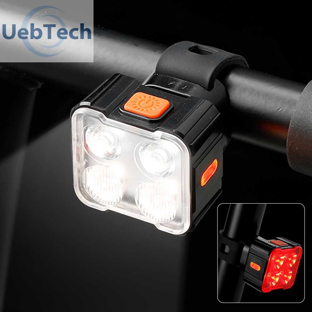 Đèn Pha LED Sạc USB Chuyên Dụng Cho Xe Đạp