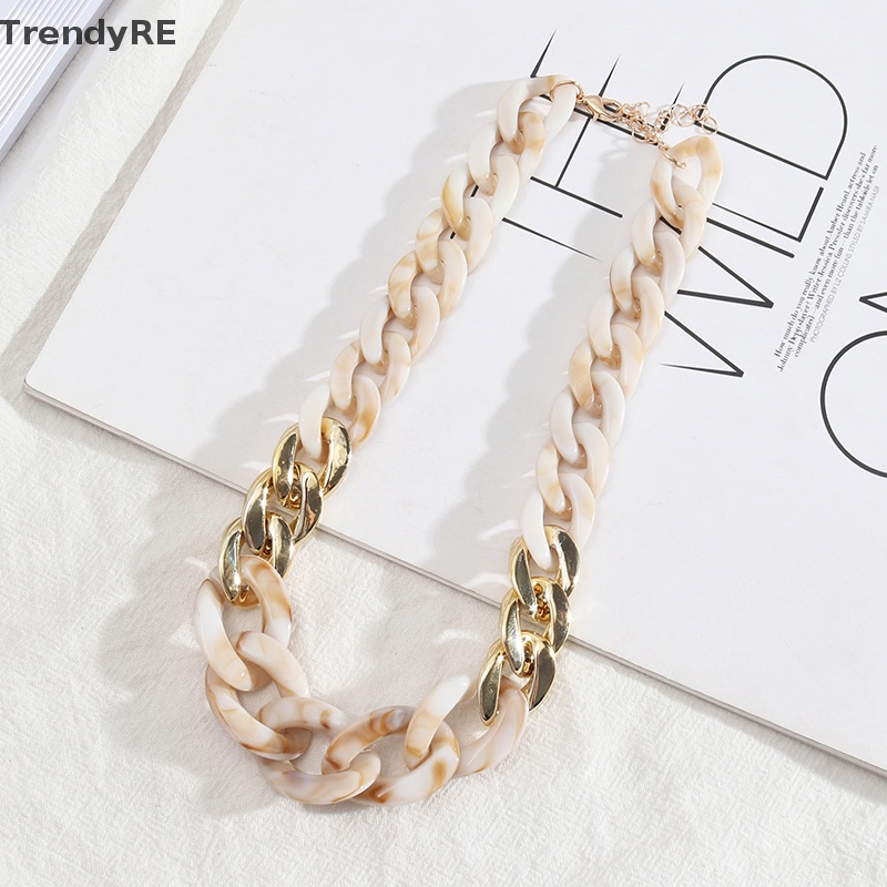 Vòng cổ Nhựa Resin Chất Lượng Cao Màu Hồng / Xanh Lá / Đen Thời Trang Cho Nữ