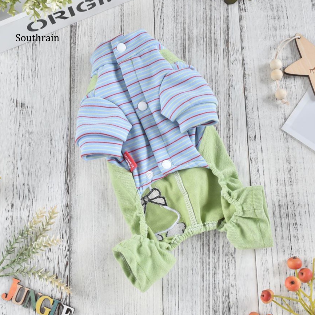 Trang Phục Giữ Ấm Bốn Ống Chân Cổ Cao Dễ Thương Cho Cún Cưng